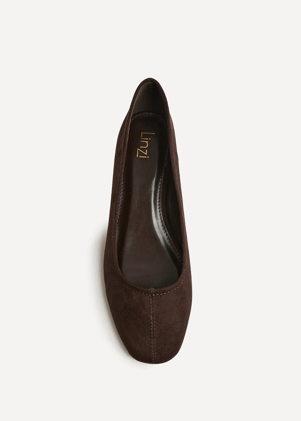 Linzi Origin Brown Low Block Court Heels - 5 Image 4