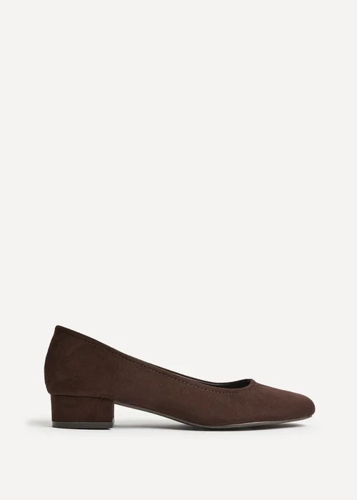 Linzi Origin Brown Low Block Court Heels - 5 Image 2