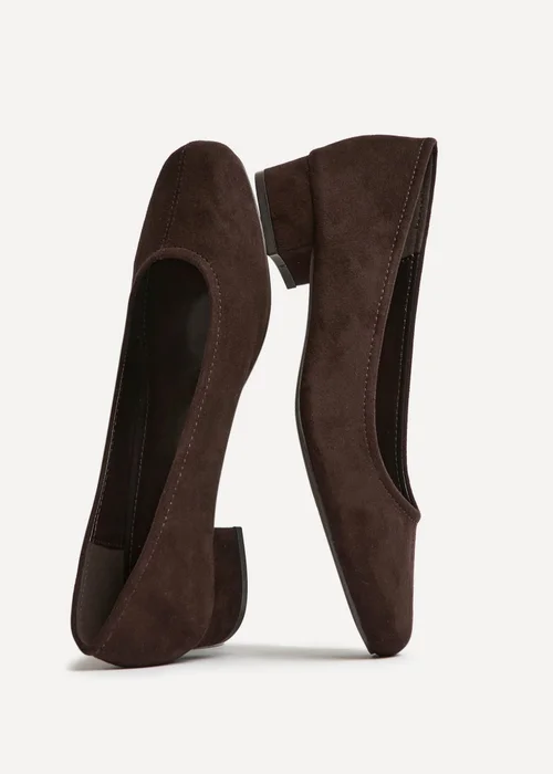 Linzi Origin Brown Low Block Court Heels - 5 Image 5
