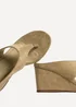 Linzi Avalon Sand Toe Post Wedge Sandals - 4 Image 5