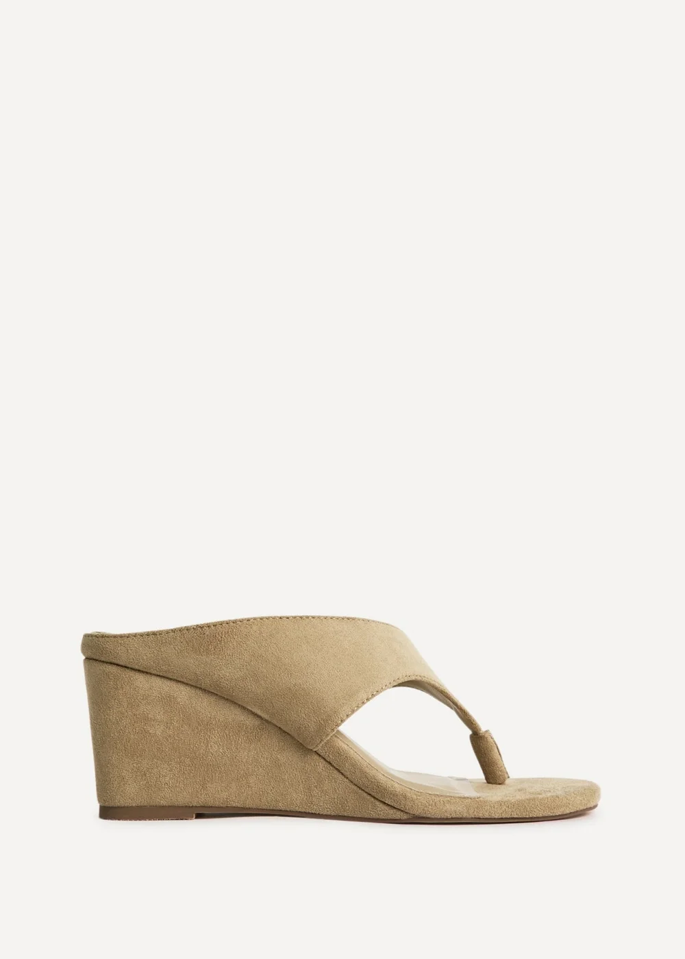 Linzi Avalon Sand Toe Post Wedge Sandals - 4 Image 2