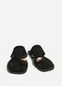 Linzi Contain Black Toe Ring Flat Sandals - 5 Image 3