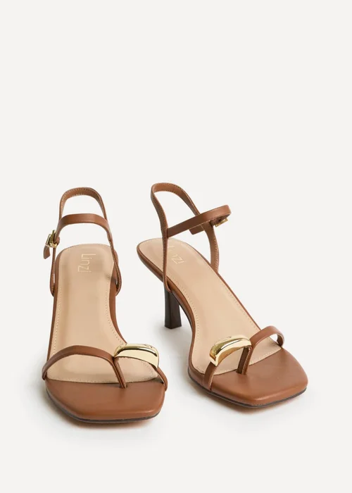 Linzi Amira Tan Heeled Sandals - 7 Image 3