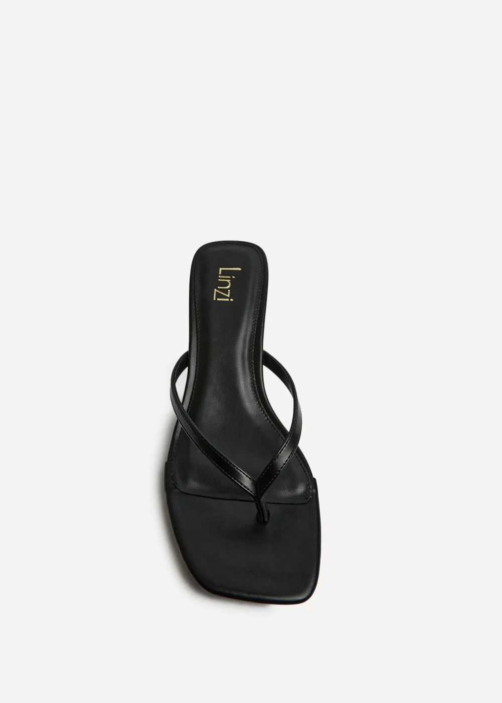 Linzi Stassie Black Mule Heels - Size 7 Image 4
