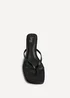 Linzi Stassie Black Mule Heels - Size 7 Image 4
