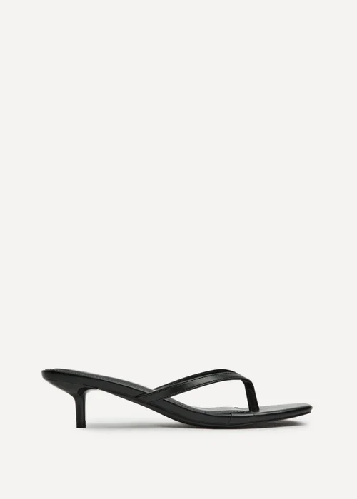 Linzi Stassie Black Mule Heels - Size 7 Image 2