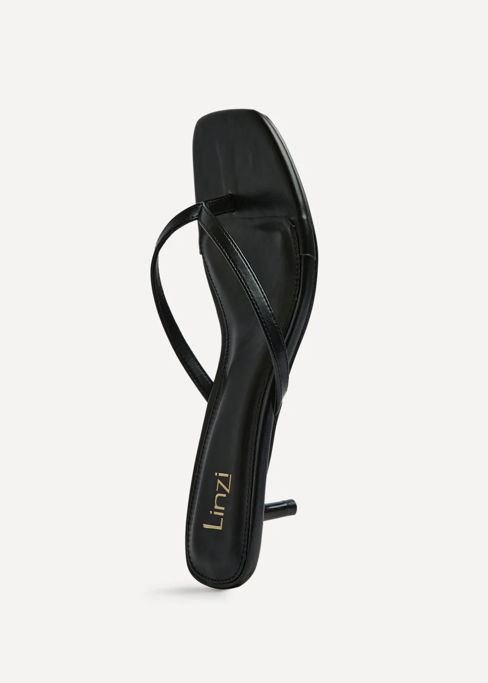 Linzi Stassie Black Mule Heels - Size 7 Image 5