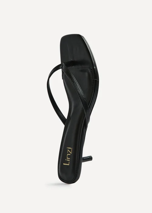 Linzi Stassie Black Mule Heels - Size 7 Image 5