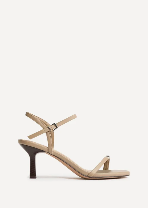 Linzi Amira Taupe Heeled Sandals - 7 Image 2