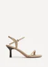 Linzi Amira Taupe Heeled Sandals - 7 Image 2