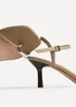 Linzi Amira Taupe Heeled Sandals - 7 Image 5