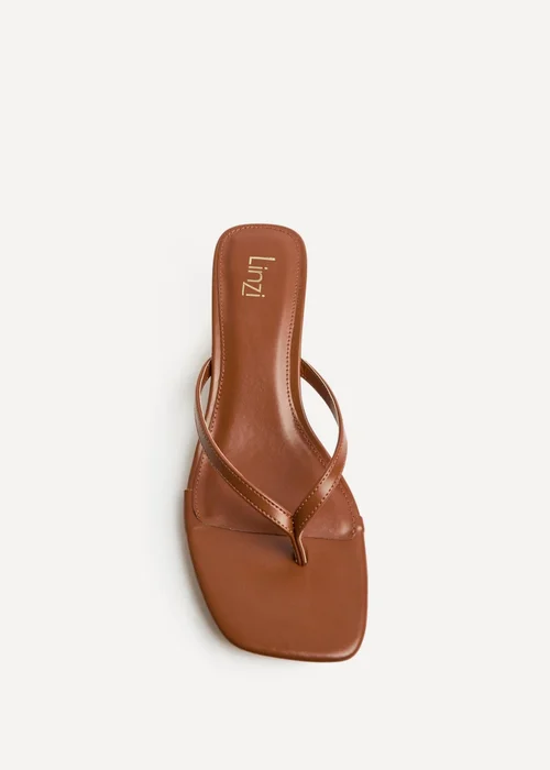 Linzi Stassie Tan Mule Heels - 4 Image 4