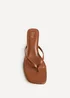 Linzi Stassie Tan Mule Heels - 4 Image 4