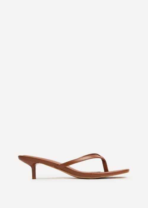 Linzi Stassie Tan Mule Heels - 4 Image 2