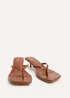 Linzi Stassie Tan Mule Heels - 4 Image 3