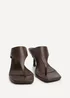Linzi Kyoto Brown Mule Heels - 4 Image 3