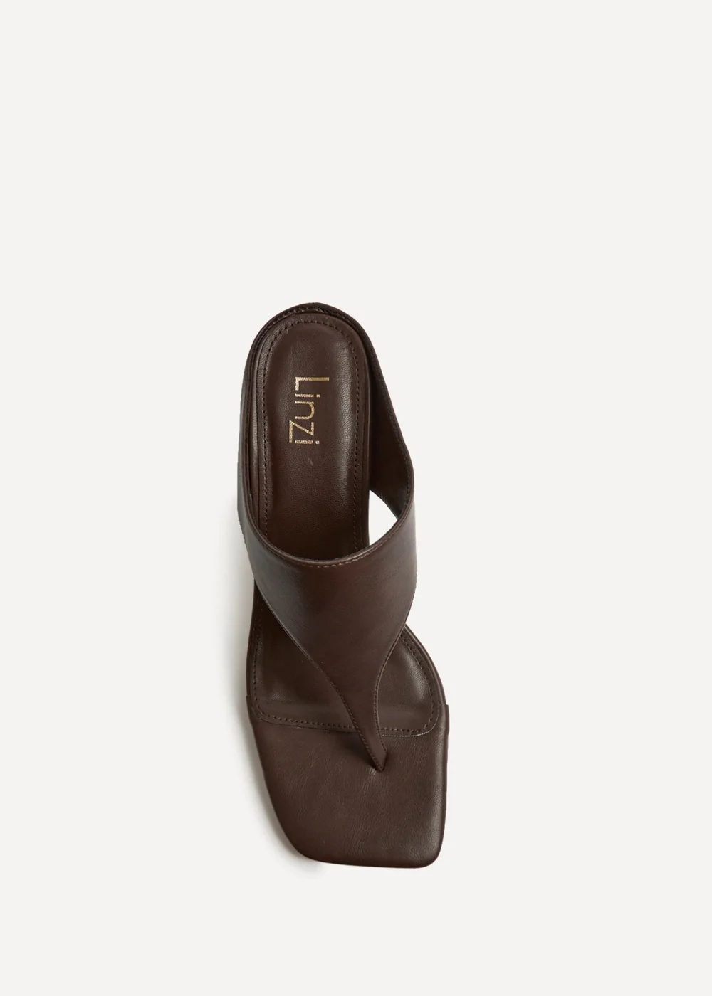 Linzi Kyoto Brown Mule Heels - 4 Image 4
