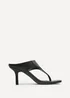 Linzi Kyoto Black Mule Heels - 8 Image 2