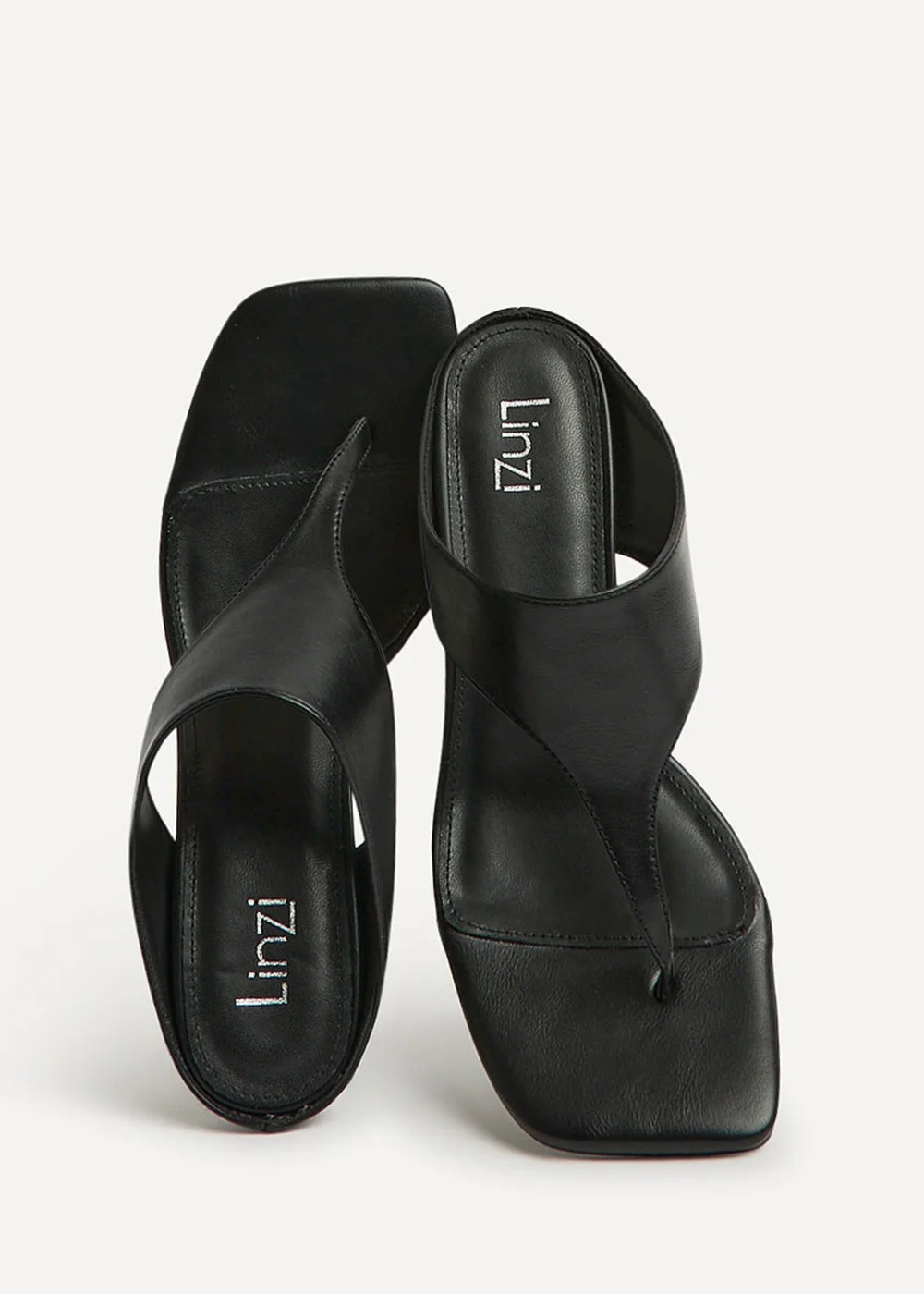 Linzi Kyoto Black Mule Heels - 8 Image 5
