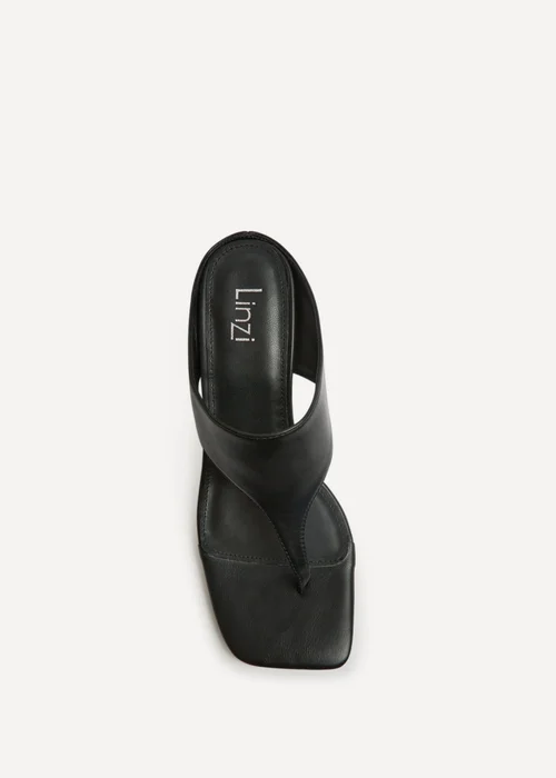 Linzi Kyoto Black Mule Heels - 8 Image 4