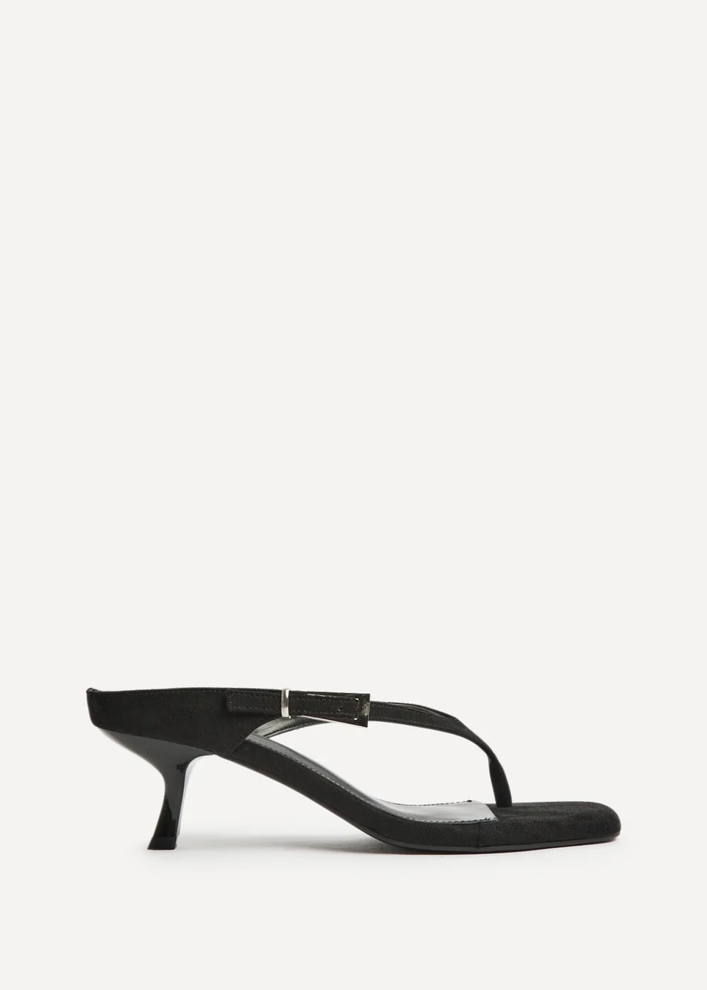 Linzi Elanie Black Mule Heels - 7 Image 2