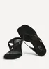 Linzi Elanie Black Mule Heels - 7 Image 5