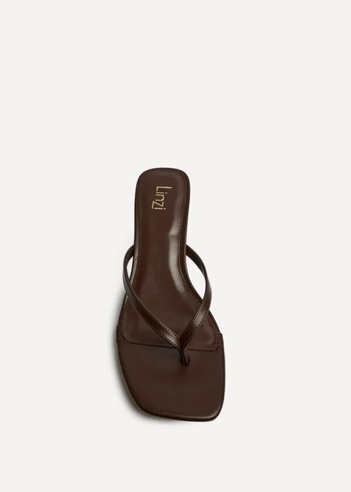 Linzi Stassie Brown Mule Heels - 7 Image 4