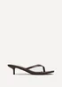 Linzi Stassie Brown Mule Heels - 7 Image 2