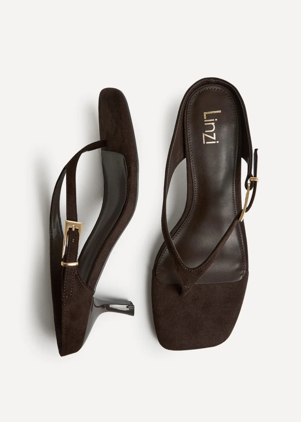 Linzi Elanie Brown Mule Heels - 7 Image 5