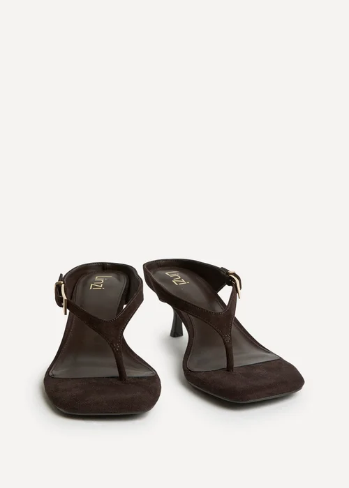 Linzi Elanie Brown Mule Heels - 7 Image 3