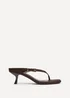 Linzi Elanie Brown Mule Heels - 7 Image 2
