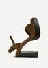 Linzi Alto Brown Platform Heeled Sandals - 5 Image 5