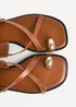 Linzi Mist Tan Toe Ring Flat Sandals - 7 Image 5
