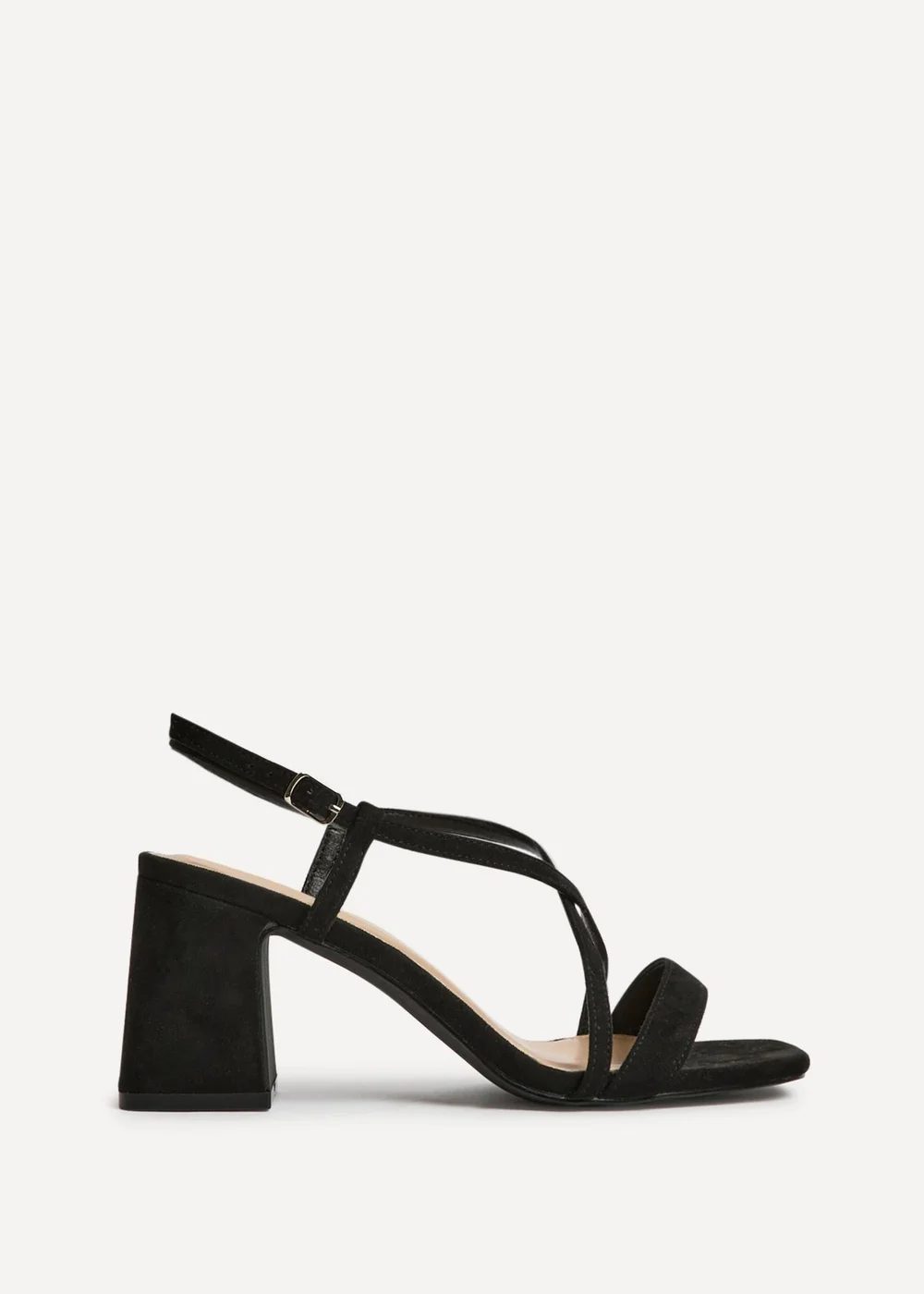 Linzi Remain Wide Fit Black Heeled Sandals - 4 Image 2