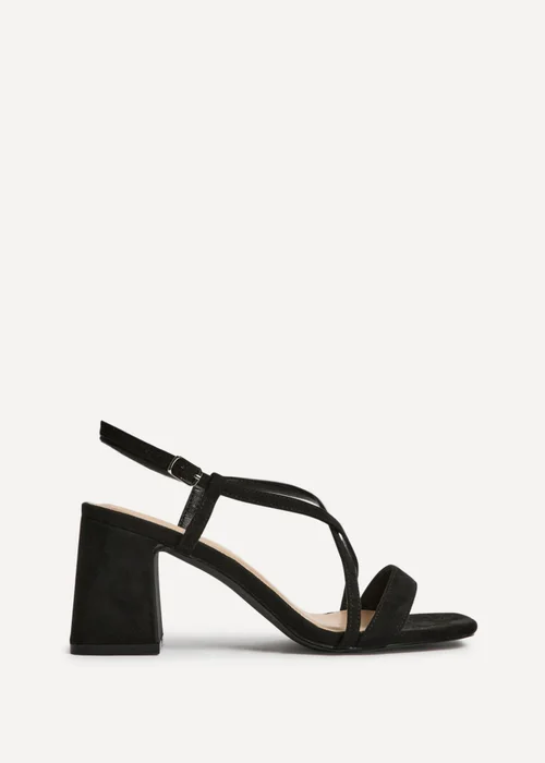Linzi Remain Wide Fit Black Heeled Sandals - 4 Image 2
