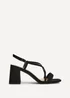 Linzi Remain Wide Fit Black Heeled Sandals - 4 Image 2