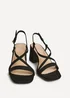Linzi Remain Wide Fit Black Heeled Sandals - 4 Image 3