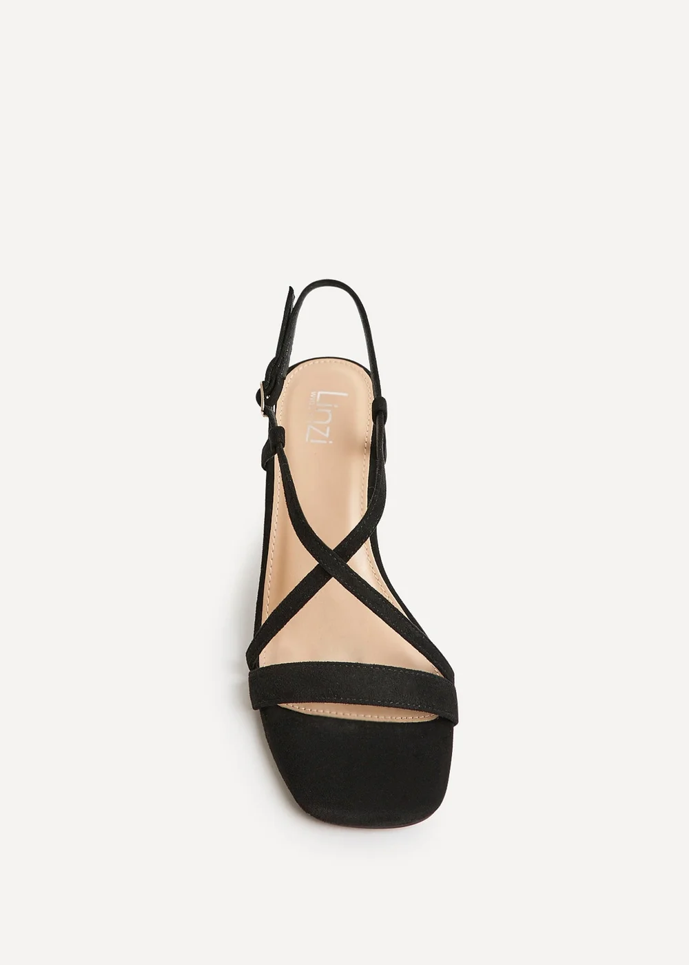 Linzi Remain Wide Fit Black Heeled Sandals - 4 Image 4