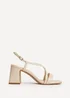 Linzi Remain Wide Fit Nude Heeled Sandals - Size 6 Image 2