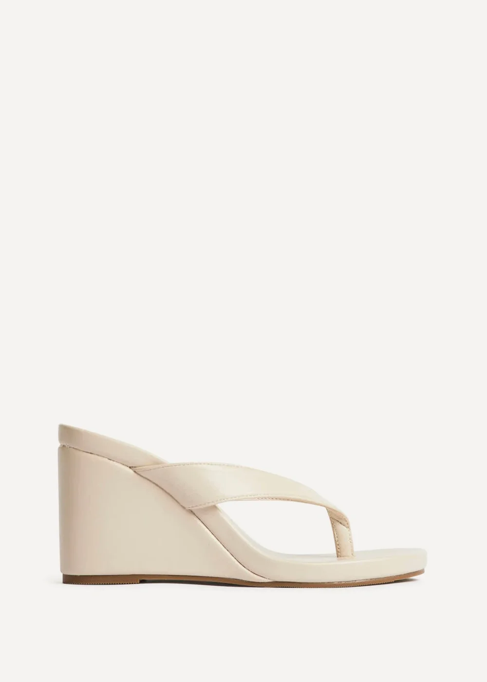 Linzi Joia Ivory Wedge Mules - Size 6 Image 2