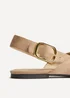 Linzi Lorna Beige Faux Suede Ballet Flats - 5 Image 5