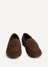 Linzi Bree Brown Suede Leather Penny Loafer - 8 Image 3