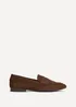 Linzi Bree Brown Suede Leather Penny Loafer - 8 Image 2