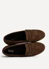 Linzi Bree Brown Suede Leather Penny Loafer - 8 Image 5