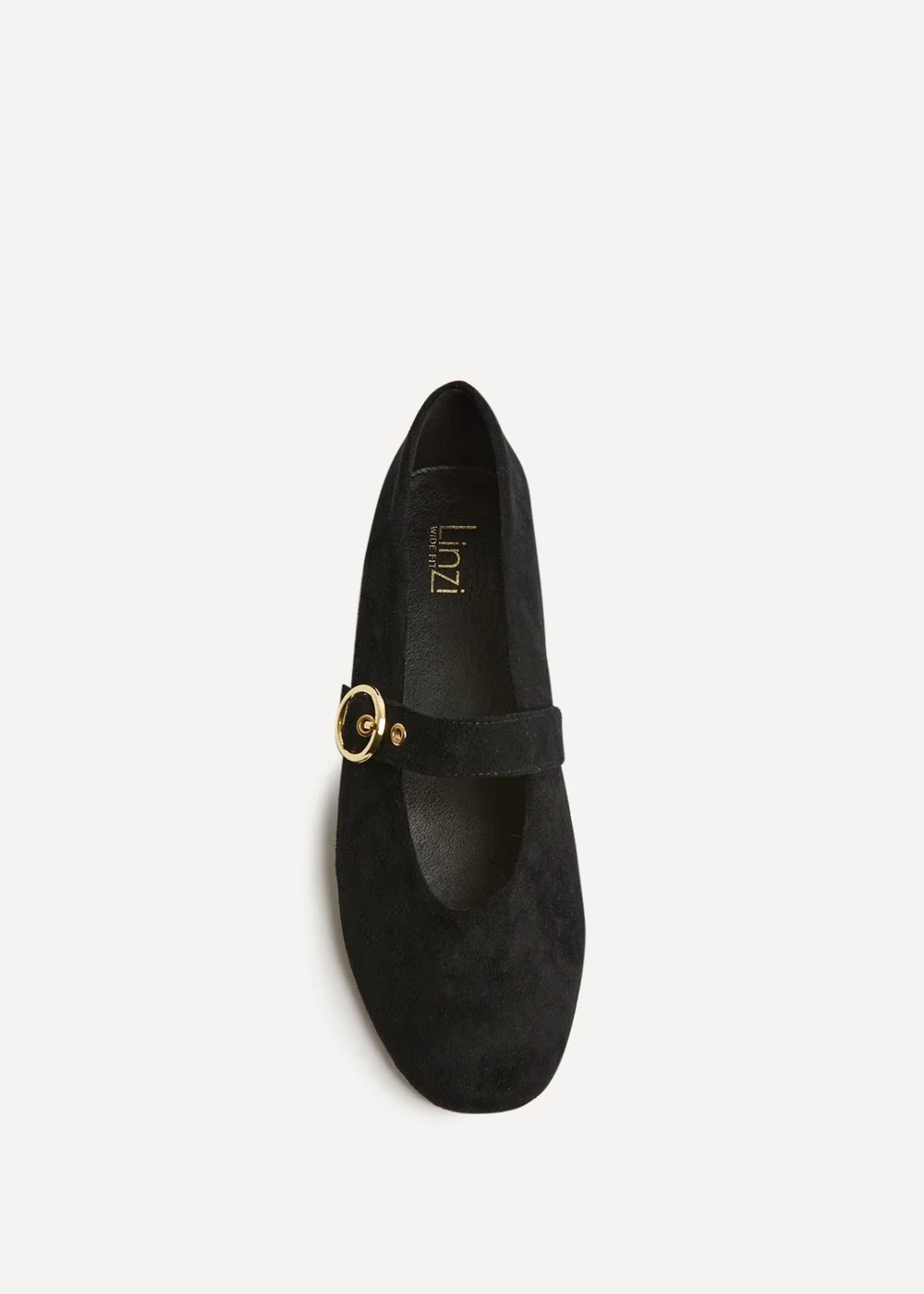 Linzi Nova Wide Fit Black Mary Jane Flats - 4 Image 4