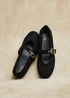 Linzi Nova Wide Fit Black Mary Jane Flats - 4 Image 1