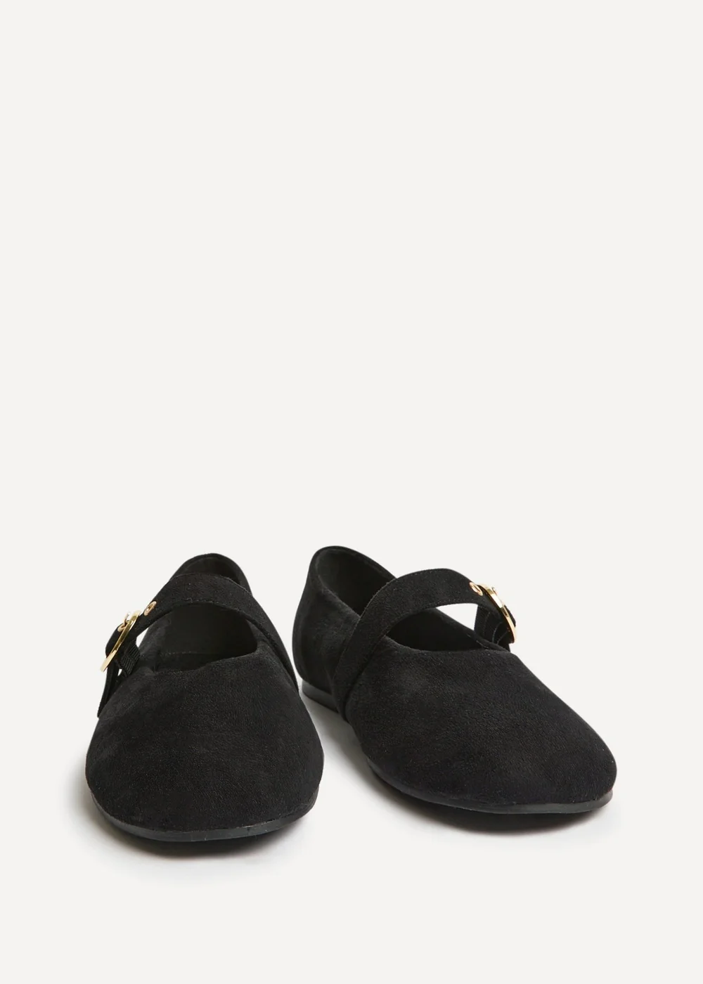 Linzi Nova Wide Fit Black Mary Jane Flats - 4 Image 3