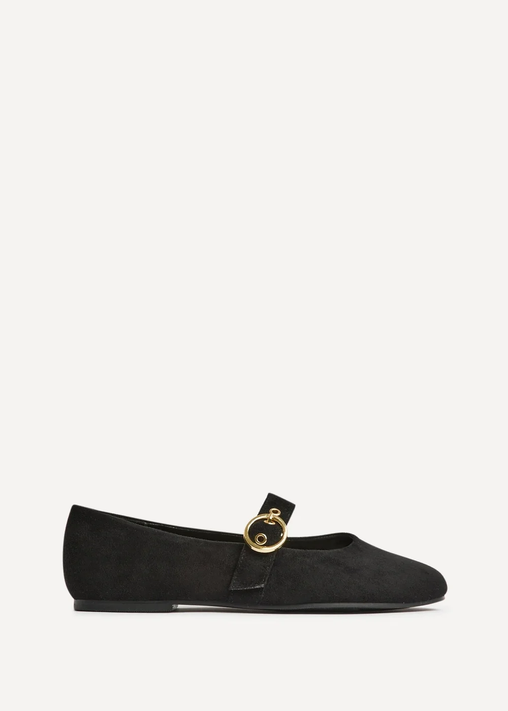 Linzi Nova Wide Fit Black Mary Jane Flats - 4 Image 2