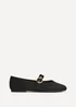 Linzi Nova Wide Fit Black Mary Jane Flats - 4 Image 2