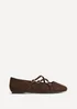 Linzi Matrix Brown Mary Jane Flats - 8 Image 2